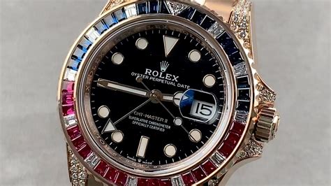 rolex gmt master ii diamond bezel|rolex gmt master bezel insert.